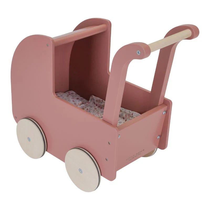 Buy Little Dutch Wooden Doll Pram | for kids by Learning Bugs UK