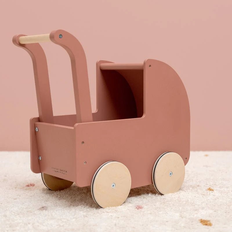Buy Little Dutch Wooden Doll Pram | for kids by Learning Bugs UK