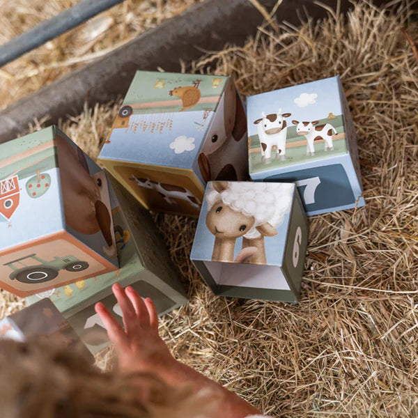 Little Dutch Building Blocks Cardboard Little Farm