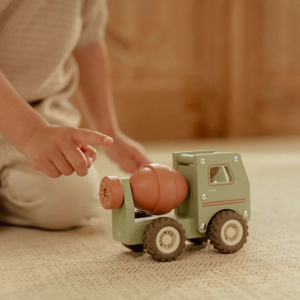 Buy Little Dutch Wooden Cement Truck | for kids by Learning Bugs UK