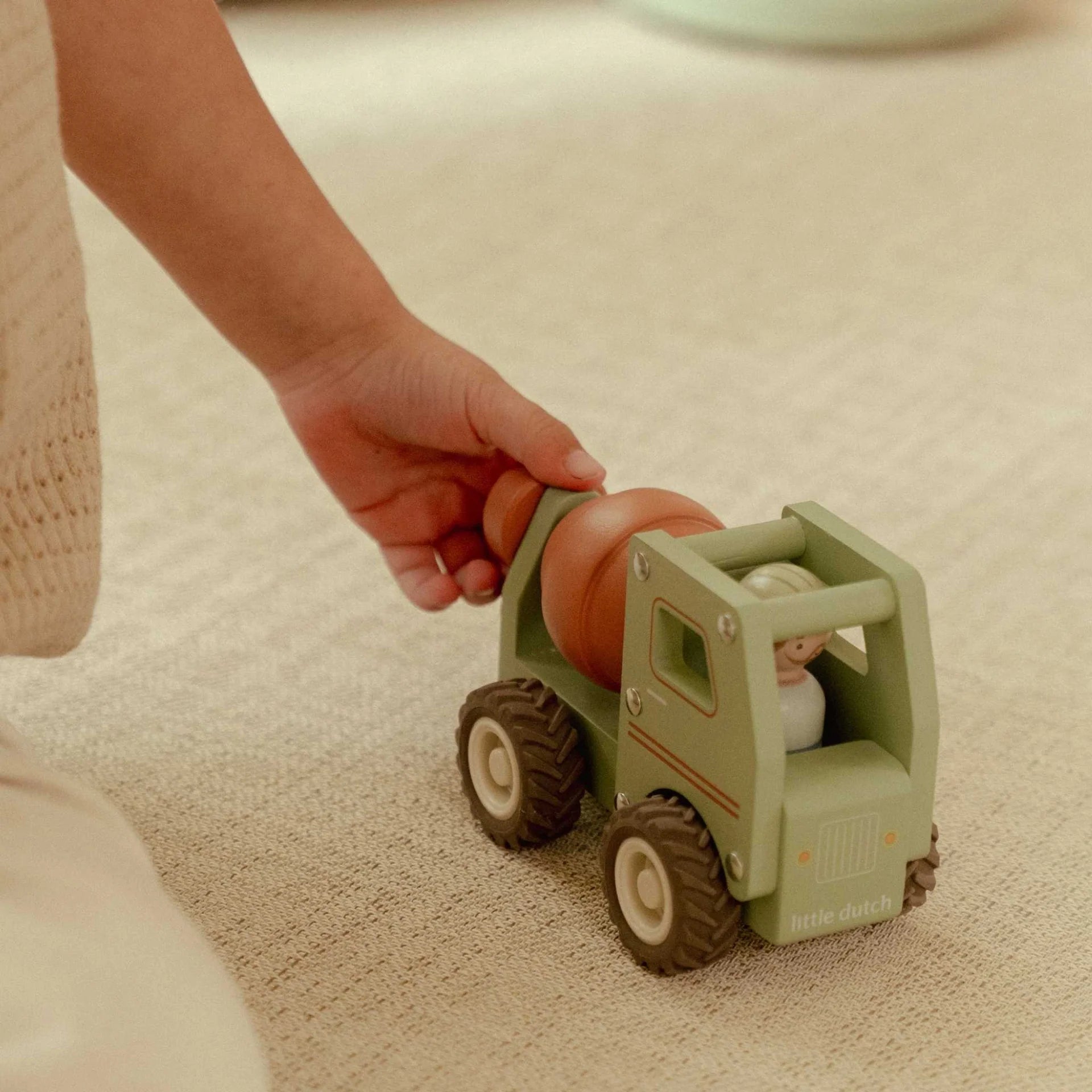 Buy Little Dutch Wooden Cement Truck | for kids by Learning Bugs UK