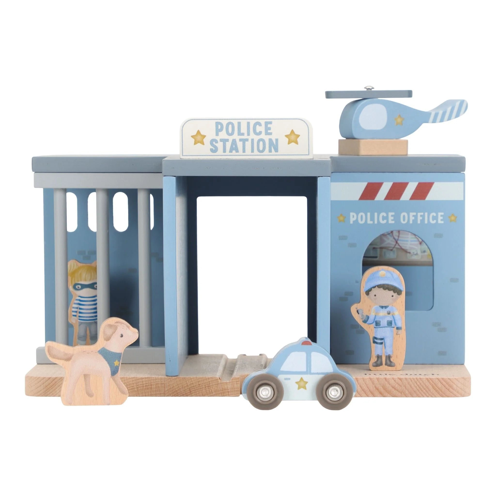 Buy Little Dutch Wooden Police Station | for kids by Learning Bugs UK