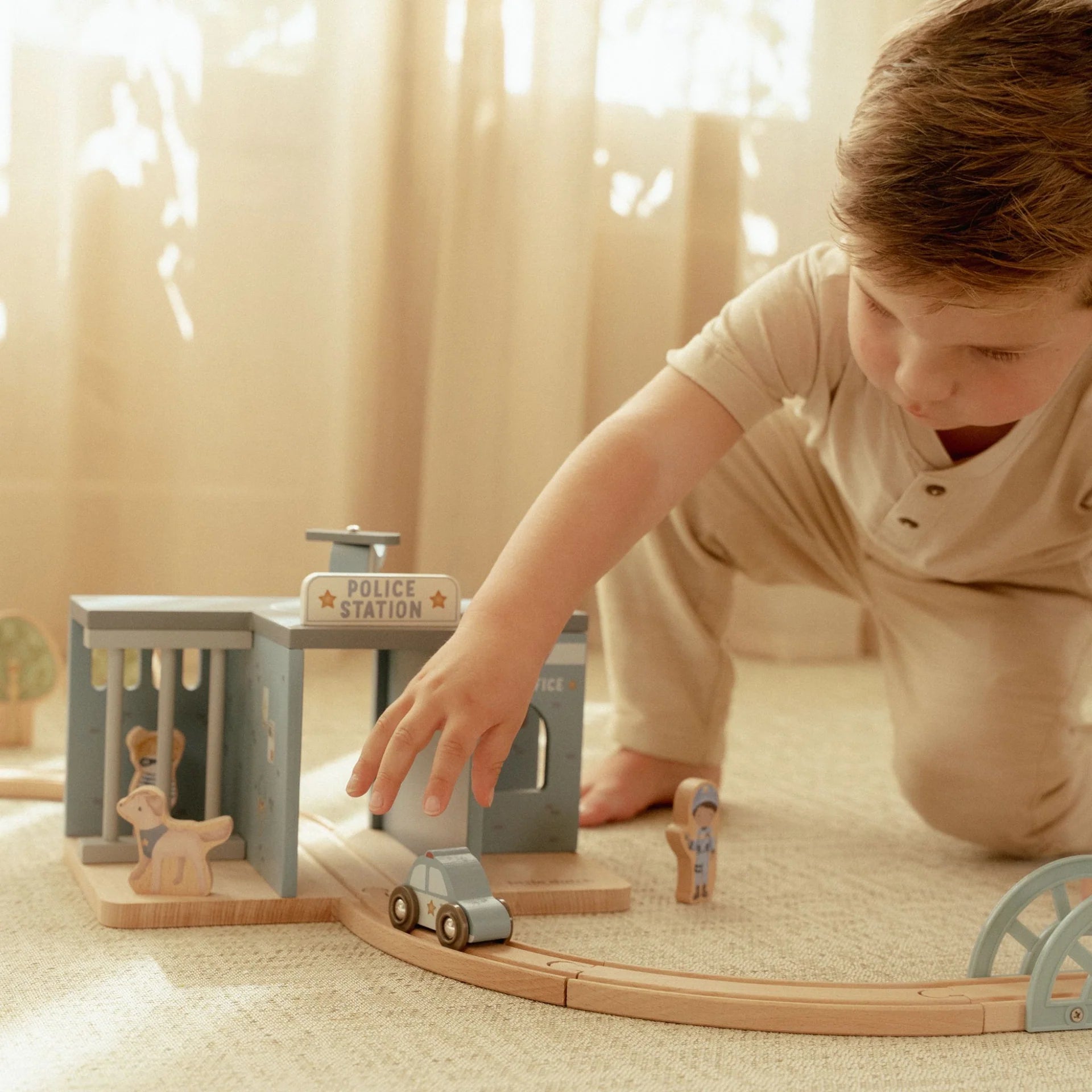 Buy Little Dutch Wooden Police Station | for kids by Learning Bugs UK