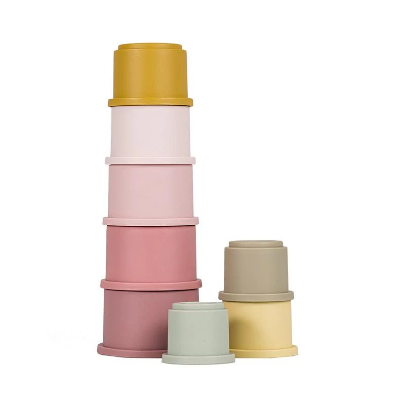 Buy Little Dutch Stacking Cups Pink | for kids by Learning Bugs UK