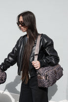 Buy Axel Buggy Organiser / Changing Bag Brown Tonal Leopard | Compact Changing Bag for kids by Learning Bugs UK