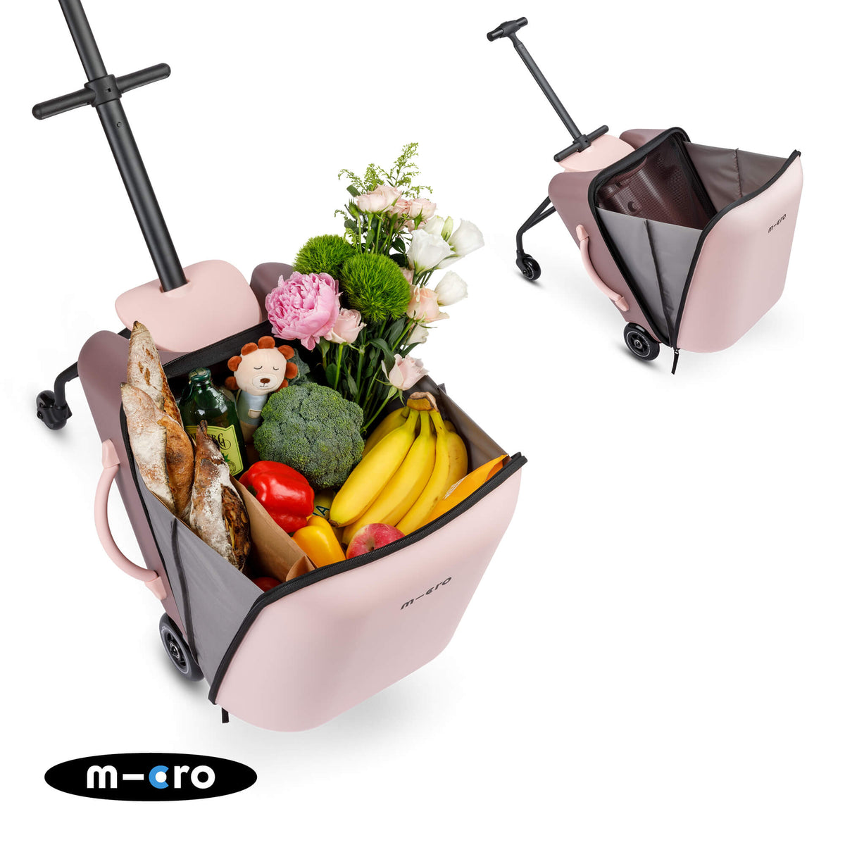 Micro Scooters Eazy Ride On Luggage – Suitcase Scooters for children, available at Learning Bugs UK