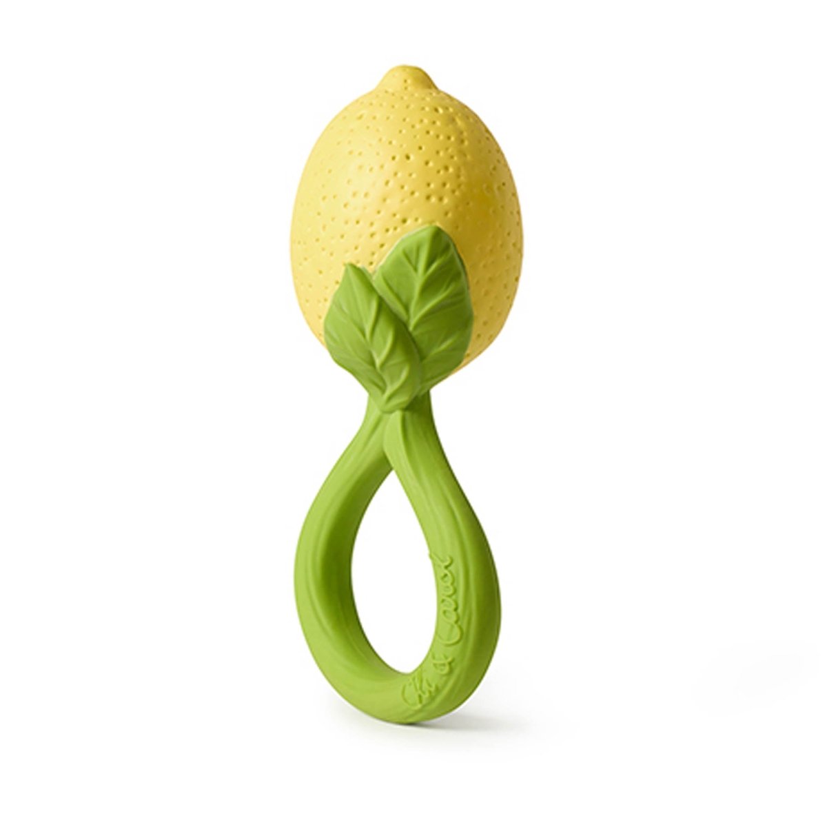 Oli & Carol Lemon Baby Rattle & Teether – Baby Rattles for children, available at Learning Bugs UK