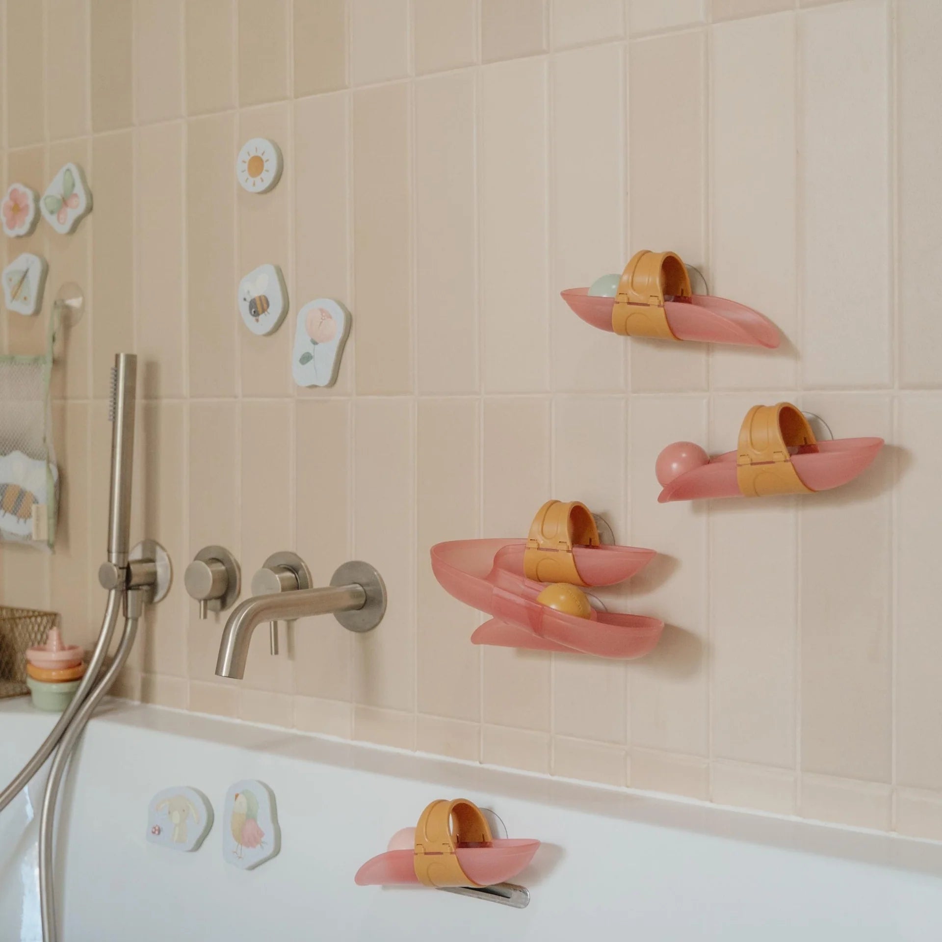 Buy Little Dutch Bath Ball Track - Pink | for kids by Learning Bugs UK