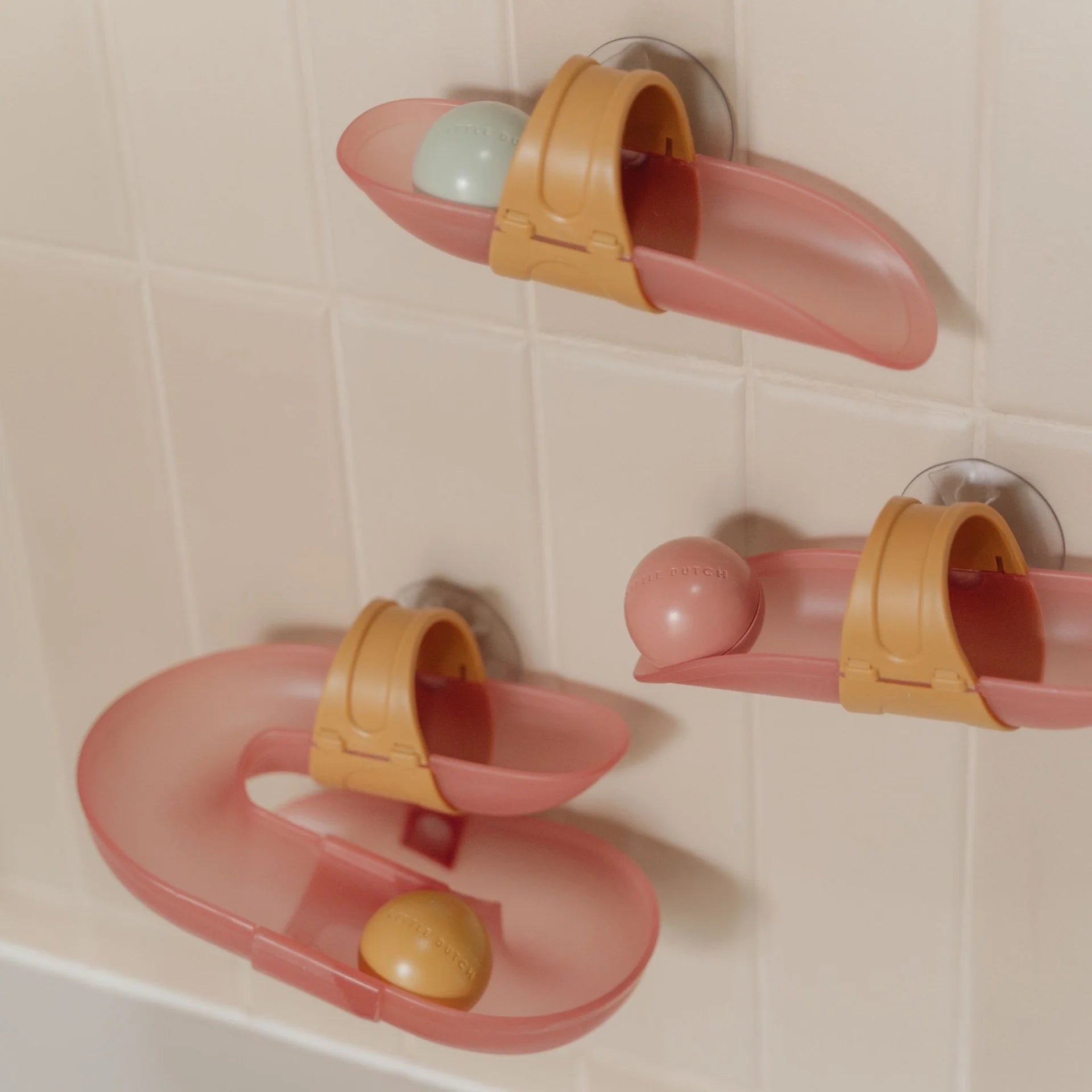 Buy Little Dutch Bath Ball Track - Pink | for kids by Learning Bugs UK