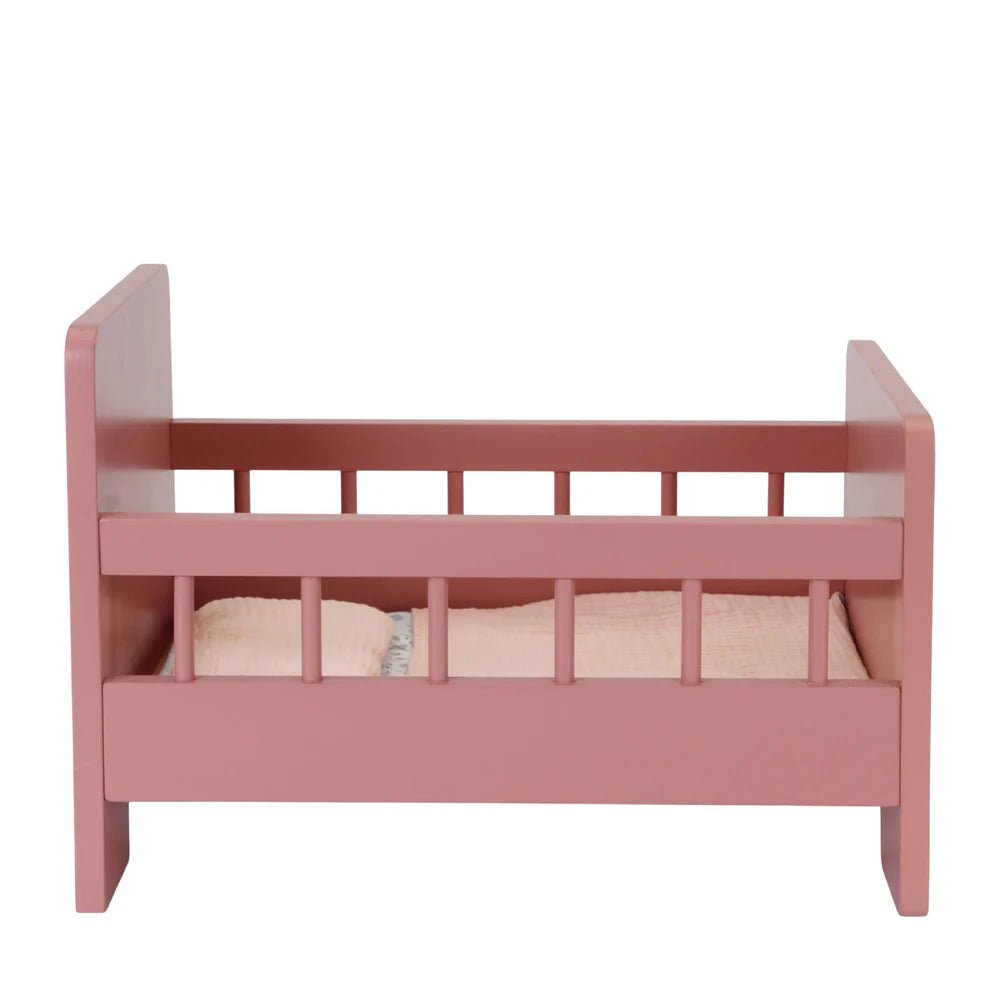 Buy Little Dutch Wooden Doll Bed and Bedding | for kids by Learning Bugs UK