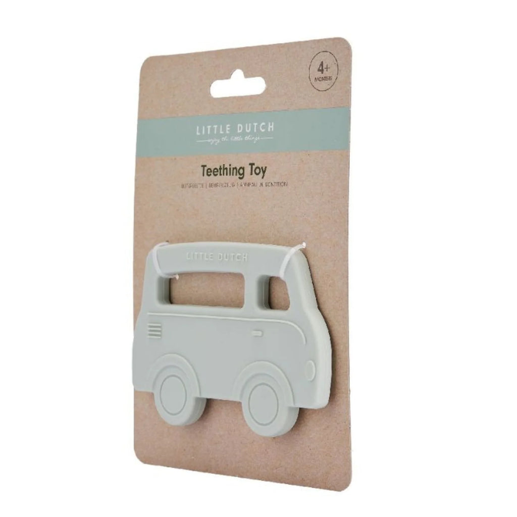 Little Dutch Silicone Teething Toy - Bus – for children, available at Learning Bugs UK
