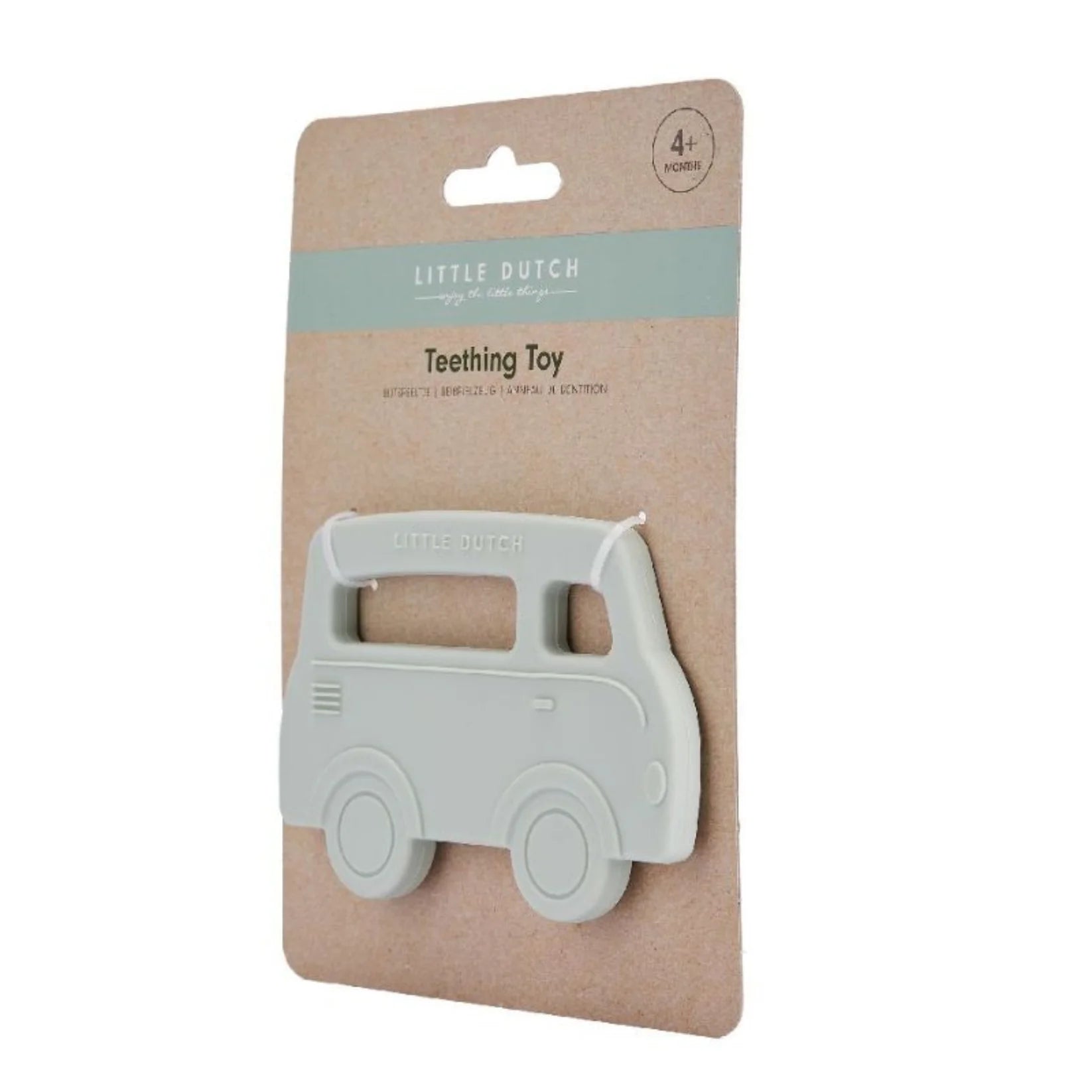 Little Dutch Silicone Teething Toy - Bus – for children, available at Learning Bugs UK