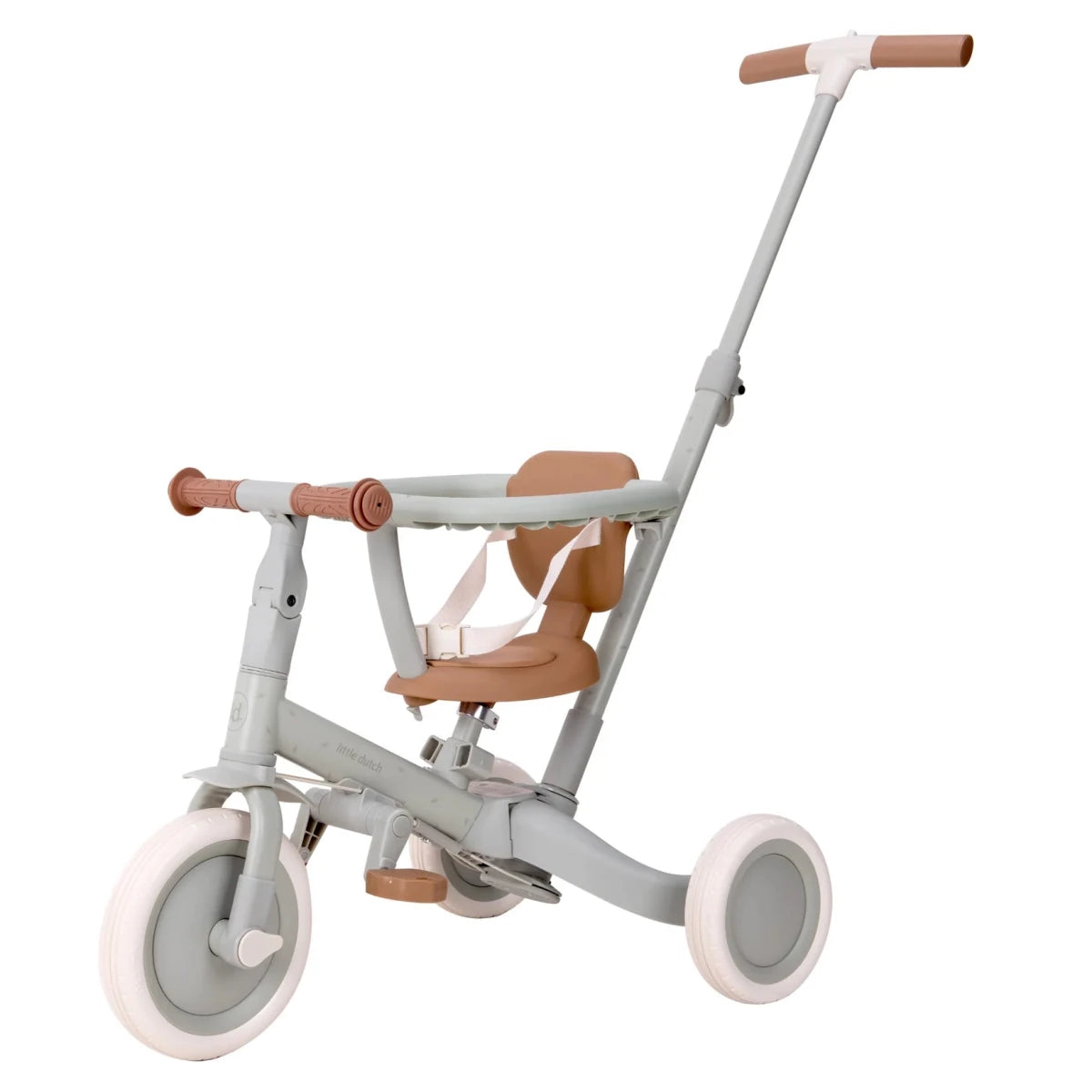 Little Dutch 4 in 1 Trike with Push Bar - Green – Outdoor Toy for children, available at Learning Bugs UK