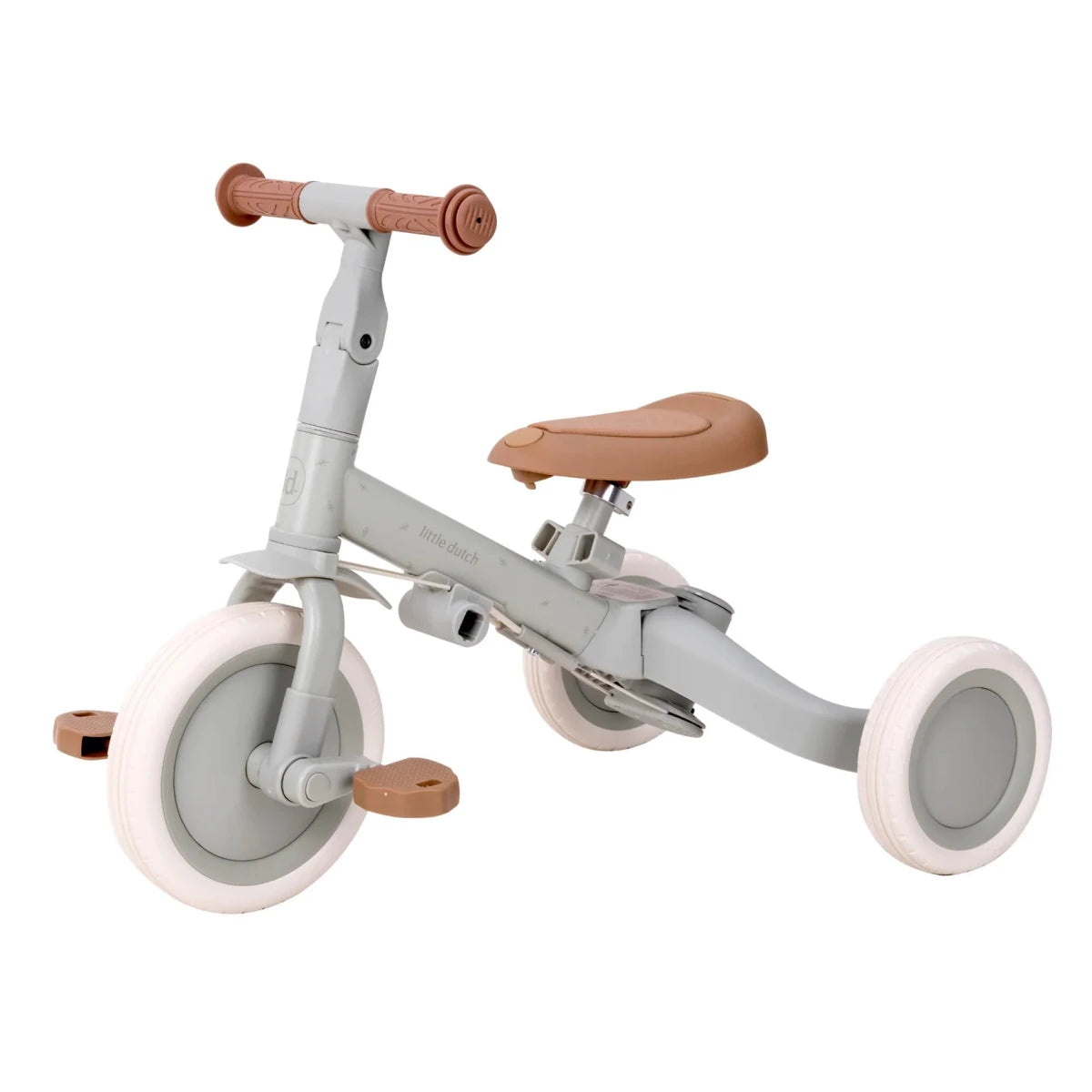 Little Dutch 4 in 1 Trike with Push Bar - Green – Outdoor Toy for children, available at Learning Bugs UK