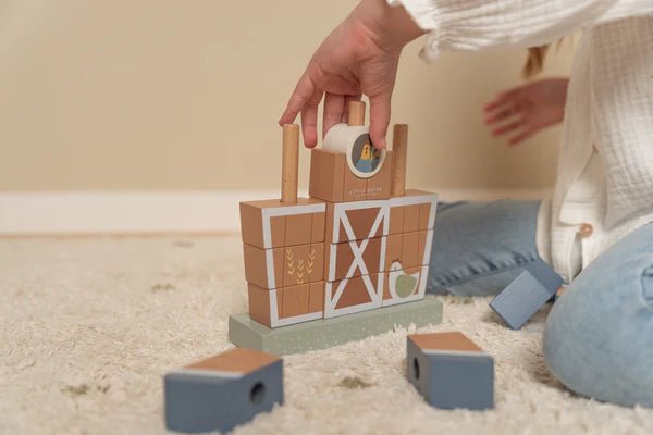 Little Dutch Stacking Farmhouse - Little Farm by Little Dutch - Learning Bugs UK