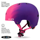 Micro Scooters Micro Printed Deluxe Helmet – Helmets for children, available at Learning Bugs UK