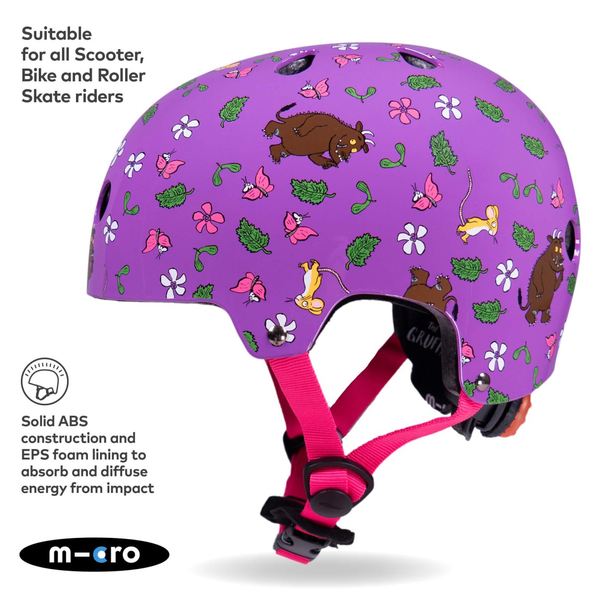 Micro Scooters Micro Gruffalo Helmet – Helmets for children, available at Learning Bugs UK