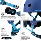 Micro Scooters Micro Plain Deluxe Helmet – Helmets for children, available at Learning Bugs UK