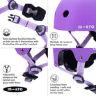 Micro Scooters Micro Plain Deluxe Helmet – Helmets for children, available at Learning Bugs UK