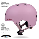 Micro Scooters Micro Plain Deluxe Helmet – Helmets for children, available at Learning Bugs UK
