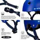 Micro Scooters Micro Plain ECO Matt Helmet – Helmets for children, available at Learning Bugs UK