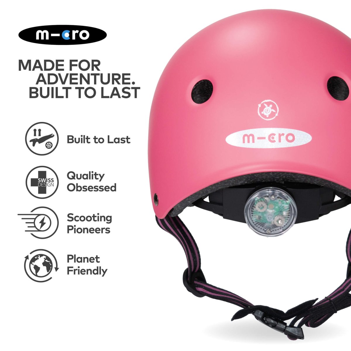 Micro Scooters Micro Plain ECO Matt Helmet – Helmets for children, available at Learning Bugs UK