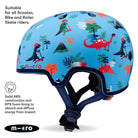 Micro Scooters Micro Printed Deluxe Helmet – Helmets for children, available at Learning Bugs UK