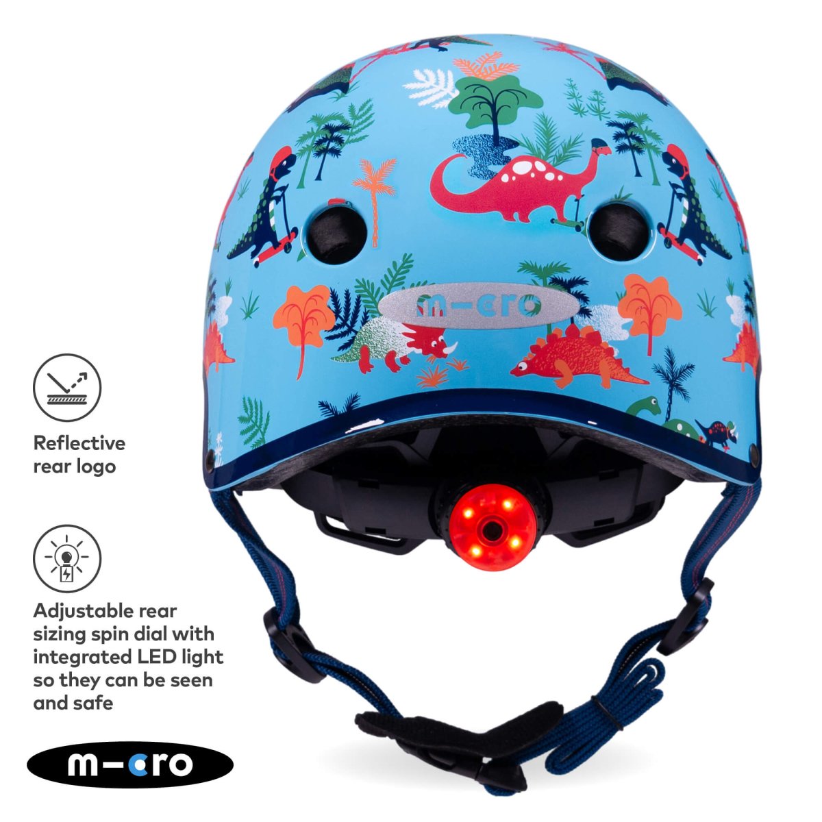 Micro Scooters Micro Printed Deluxe Helmet – Helmets for children, available at Learning Bugs UK