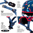 Micro Scooters Micro Printed Deluxe Helmet – Helmets for children, available at Learning Bugs UK