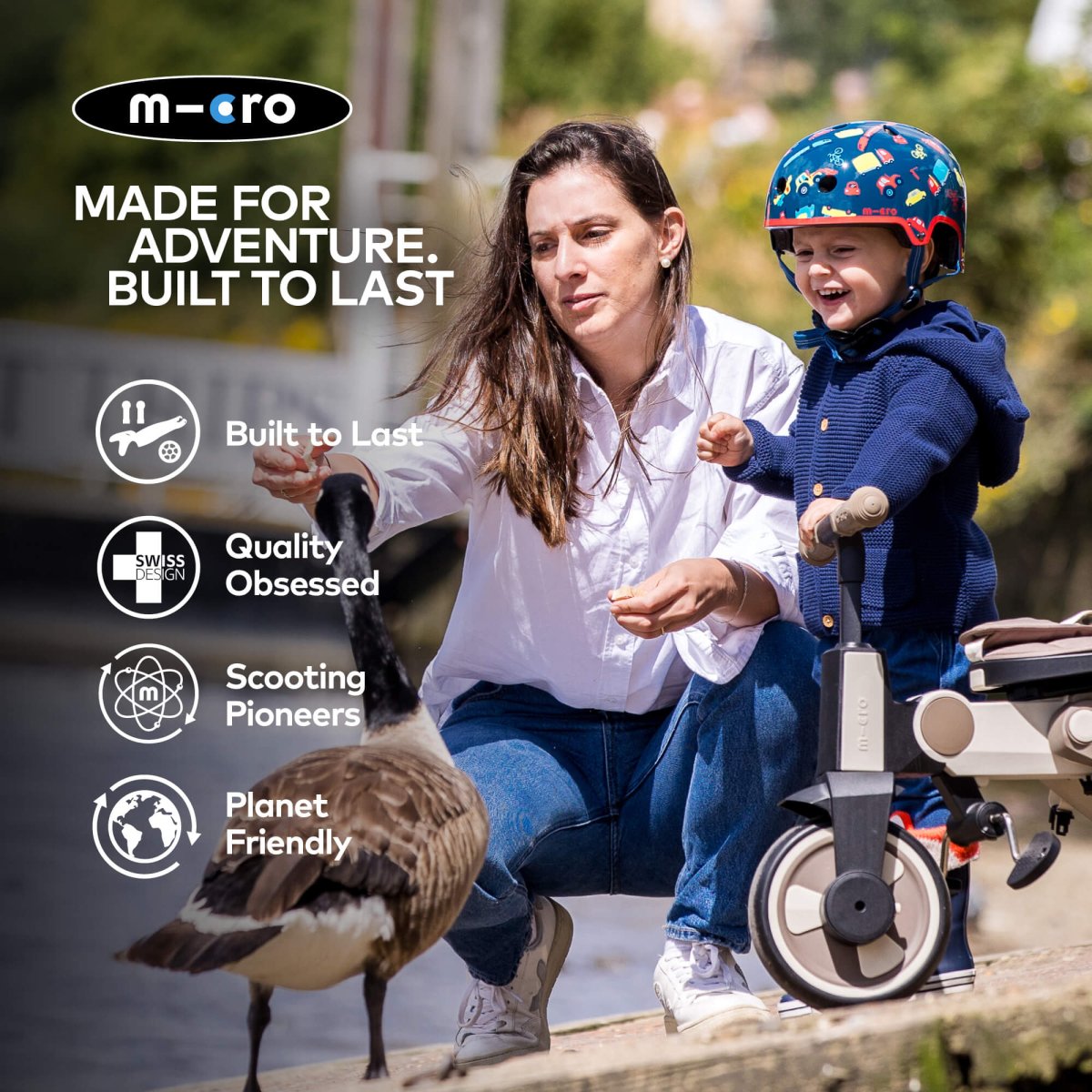 Micro Scooters Micro Printed Deluxe Helmet – Helmets for children, available at Learning Bugs UK