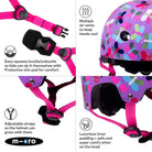 Micro Scooters Micro Printed Deluxe Helmet – Helmets for children, available at Learning Bugs UK