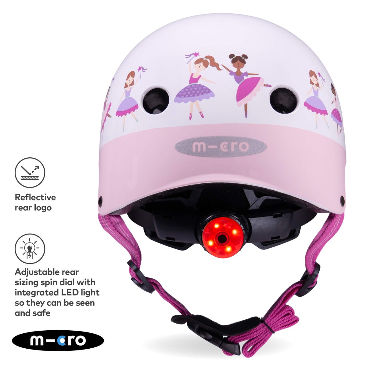 Micro Scooters Micro Printed Deluxe Helmet – Helmets for children, available at Learning Bugs UK