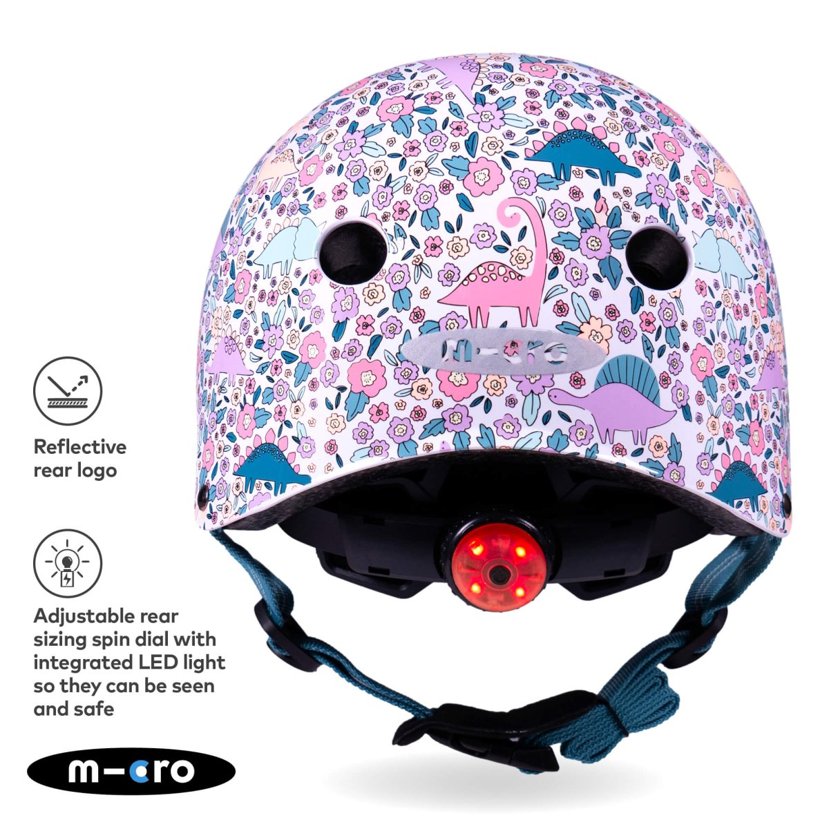 Micro Scooters Micro Printed Deluxe Helmet – Helmets for children, available at Learning Bugs UK