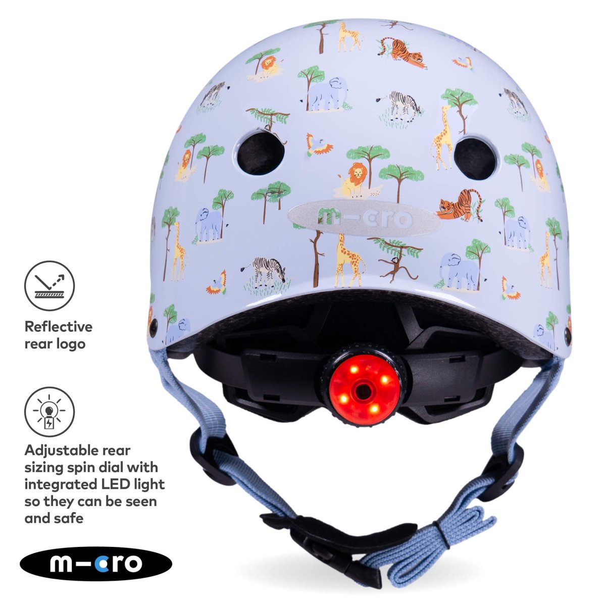 Micro Scooters Micro Printed Deluxe Helmet – Helmets for children, available at Learning Bugs UK