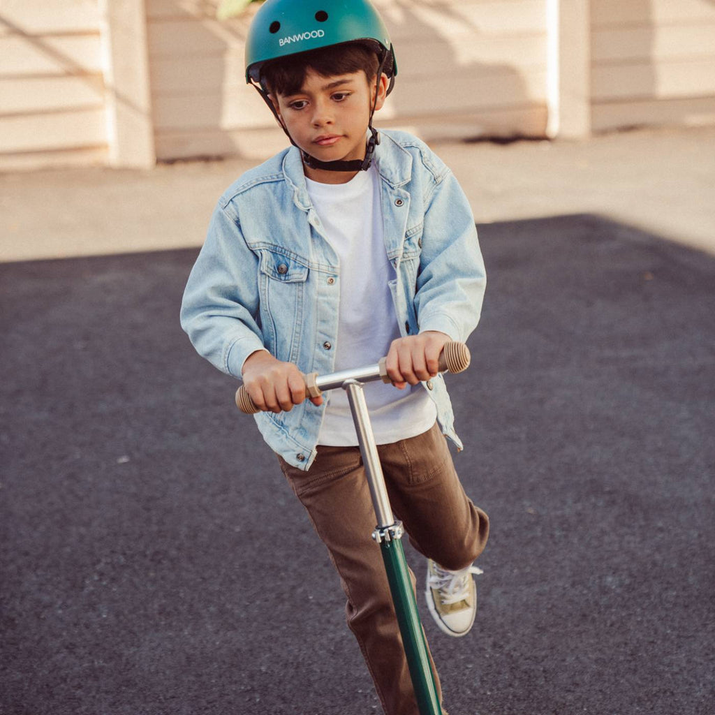 Banwood Maxi Scooter – Kids Two-Wheel Scooter (Green)