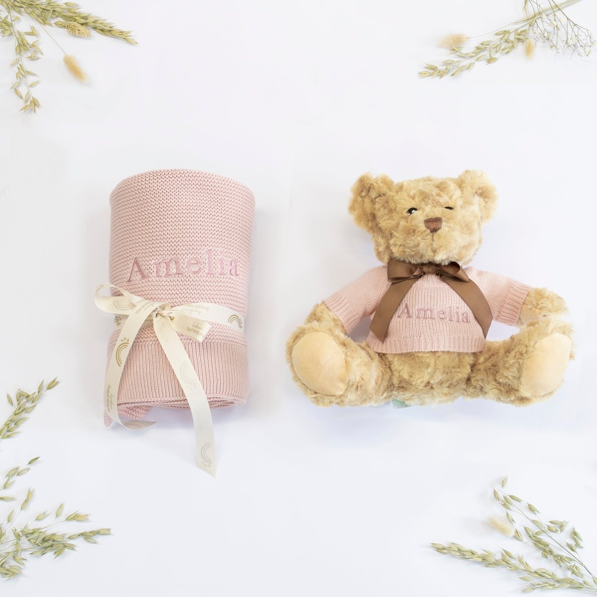 New Baby Blanket and Teddy – for children, available at Learning Bugs UK