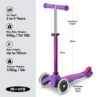 Micro Scooters Mini Micro Scooter Deluxe LED – Scooters for children, available at Learning Bugs UK