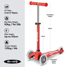 Micro Scooters Mini Micro Scooter Deluxe LED – Scooters for children, available at Learning Bugs UK