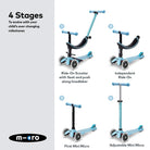 Micro Scooters Mini Micro 4-in-1 Mini 2 Grow Scooter – Scooters for children, available at Learning Bugs UK