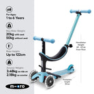 Micro Scooters Mini Micro 4-in-1 Mini 2 Grow Scooter – Scooters for children, available at Learning Bugs UK