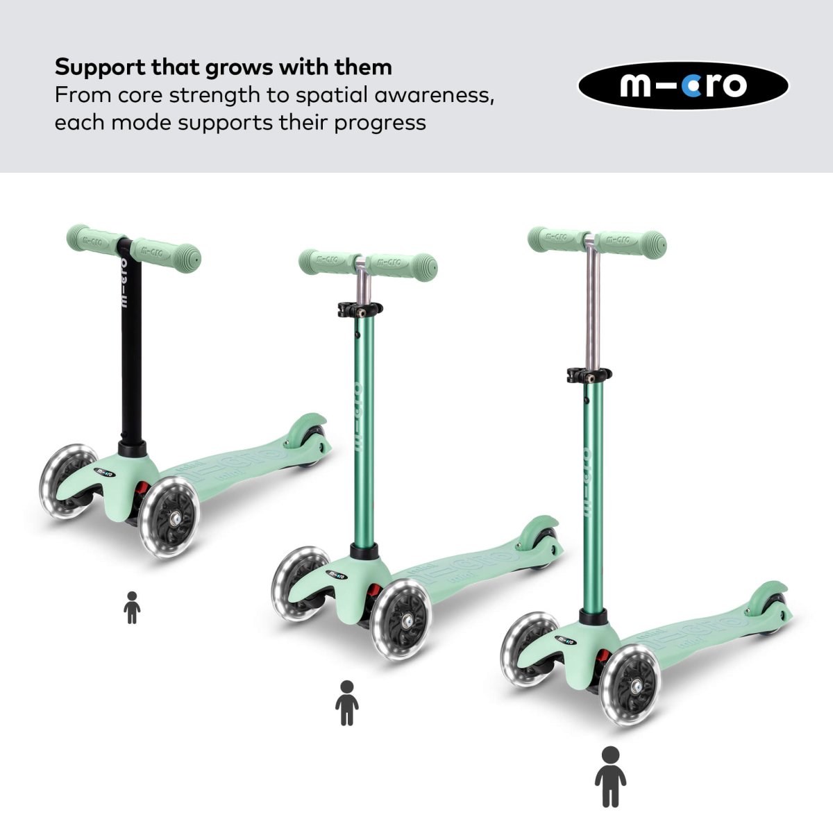 Micro Scooters Mini Micro 4-in-1 Mini 2 Grow Scooter – Scooters for children, available at Learning Bugs UK