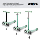 Micro Scooters Mini Micro 4-in-1 Mini 2 Grow Scooter – Scooters for children, available at Learning Bugs UK