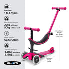 Micro Scooters Mini Micro 4-in-1 Mini 2 Grow Scooter – Scooters for children, available at Learning Bugs UK