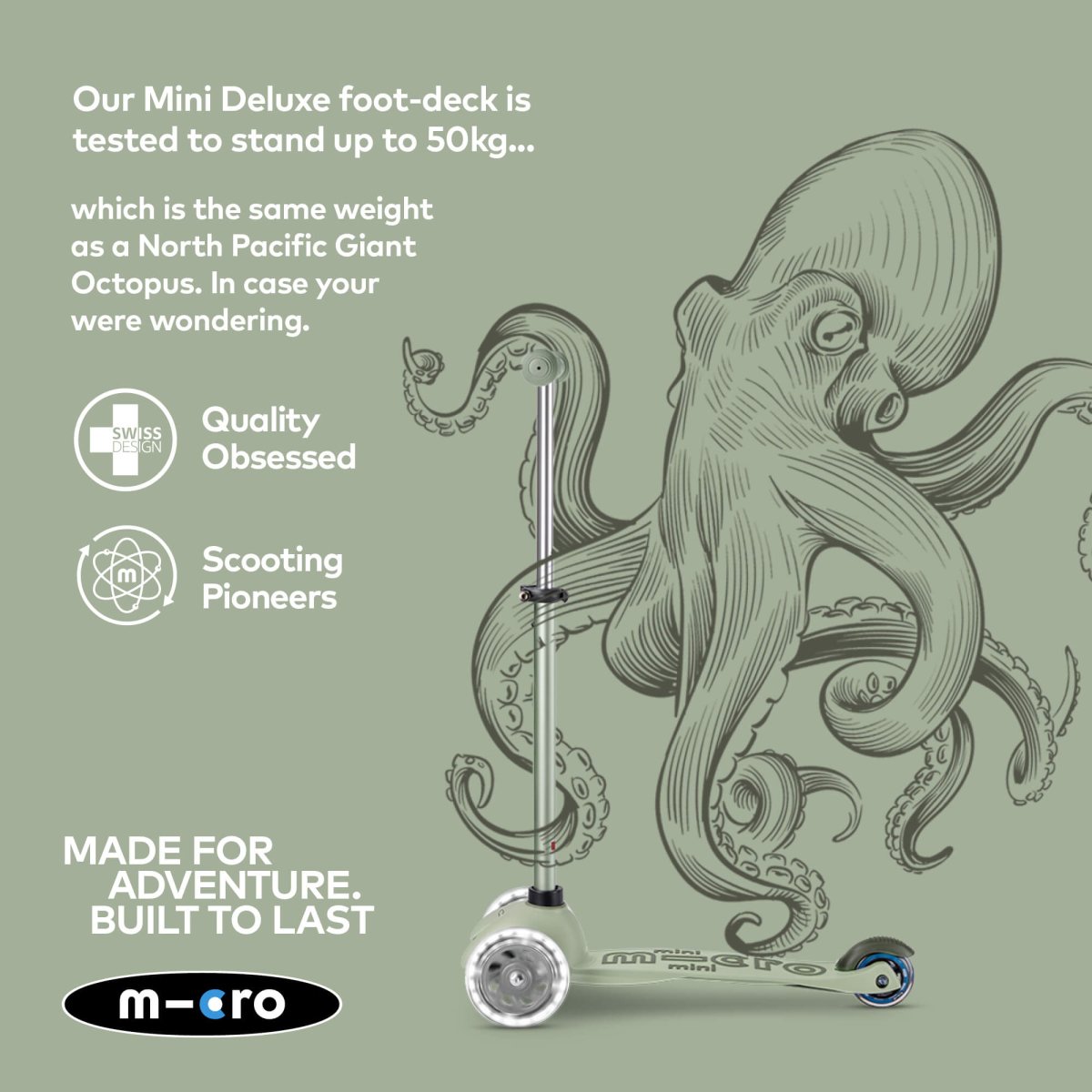 Mini Micro 4-in-1 Mini 2 Grow Scooter – for children, available at Learning Bugs UK