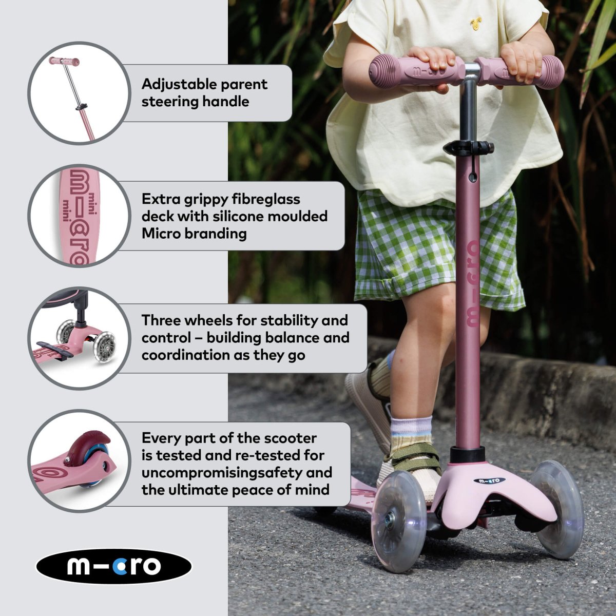 Micro Scooters Mini Micro 4-in-1 Mini 2 Grow Scooter – Scooters for children, available at Learning Bugs UK