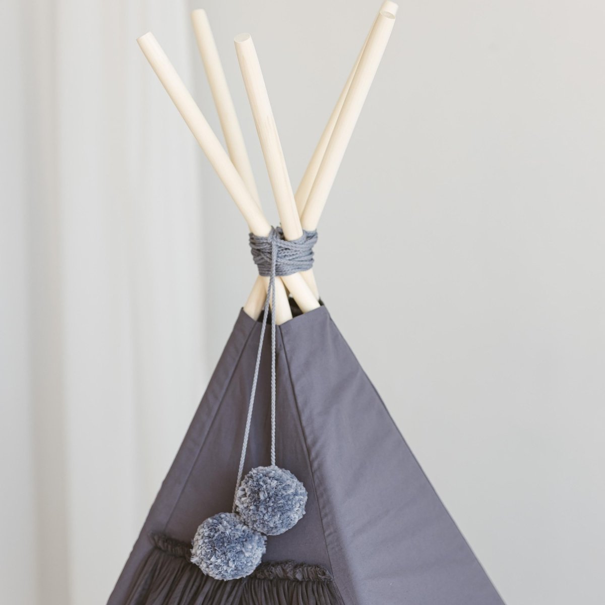 MINICAMP Fairy Kids Play Tent in Grey – Teepees for children, available at Learning Bugs UK