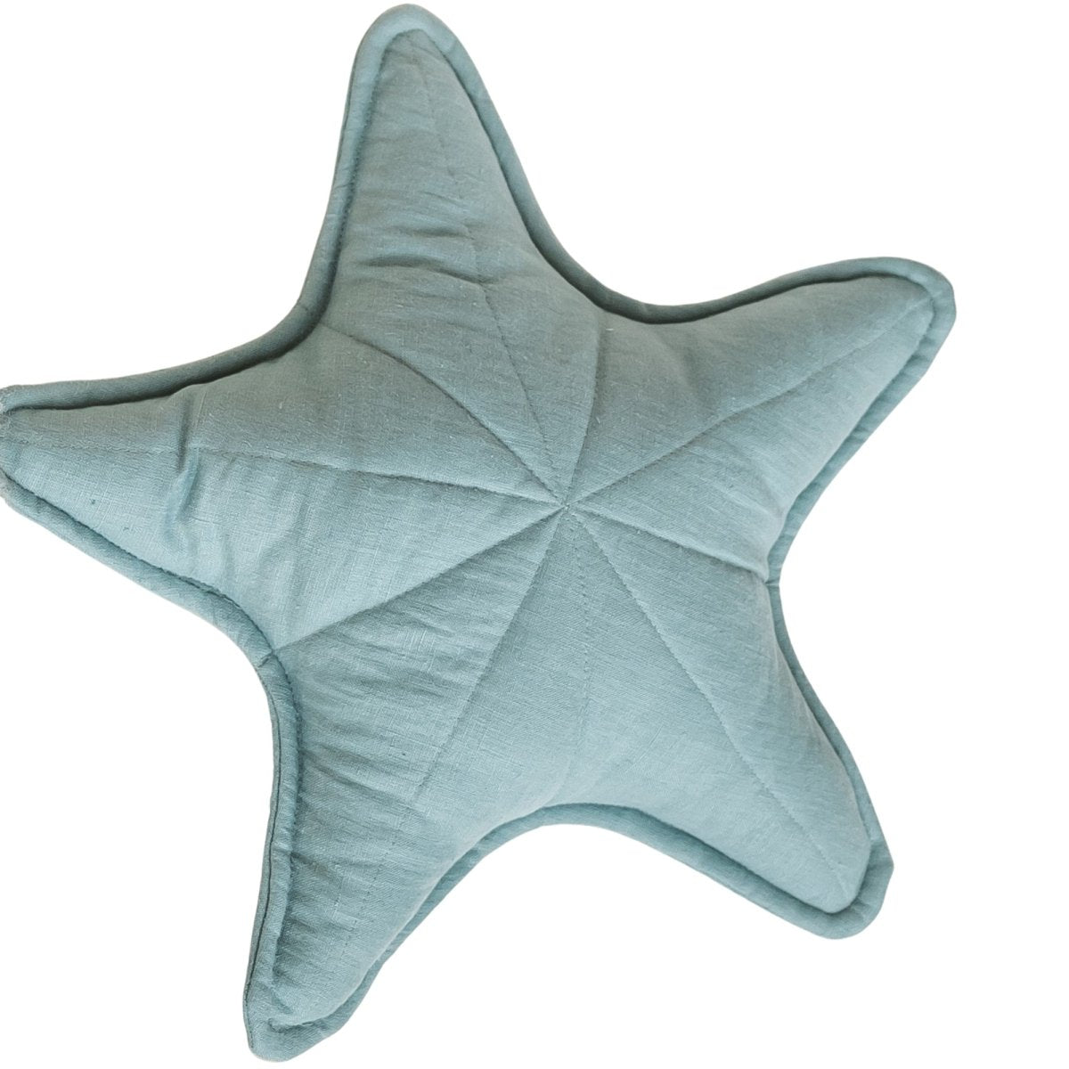 MINICAMP Linen Sea Star Pillow – Mint Throw Pillow for Coastal & Beach Decor – Decorative Pillows for children, available at Learning Bugs UK