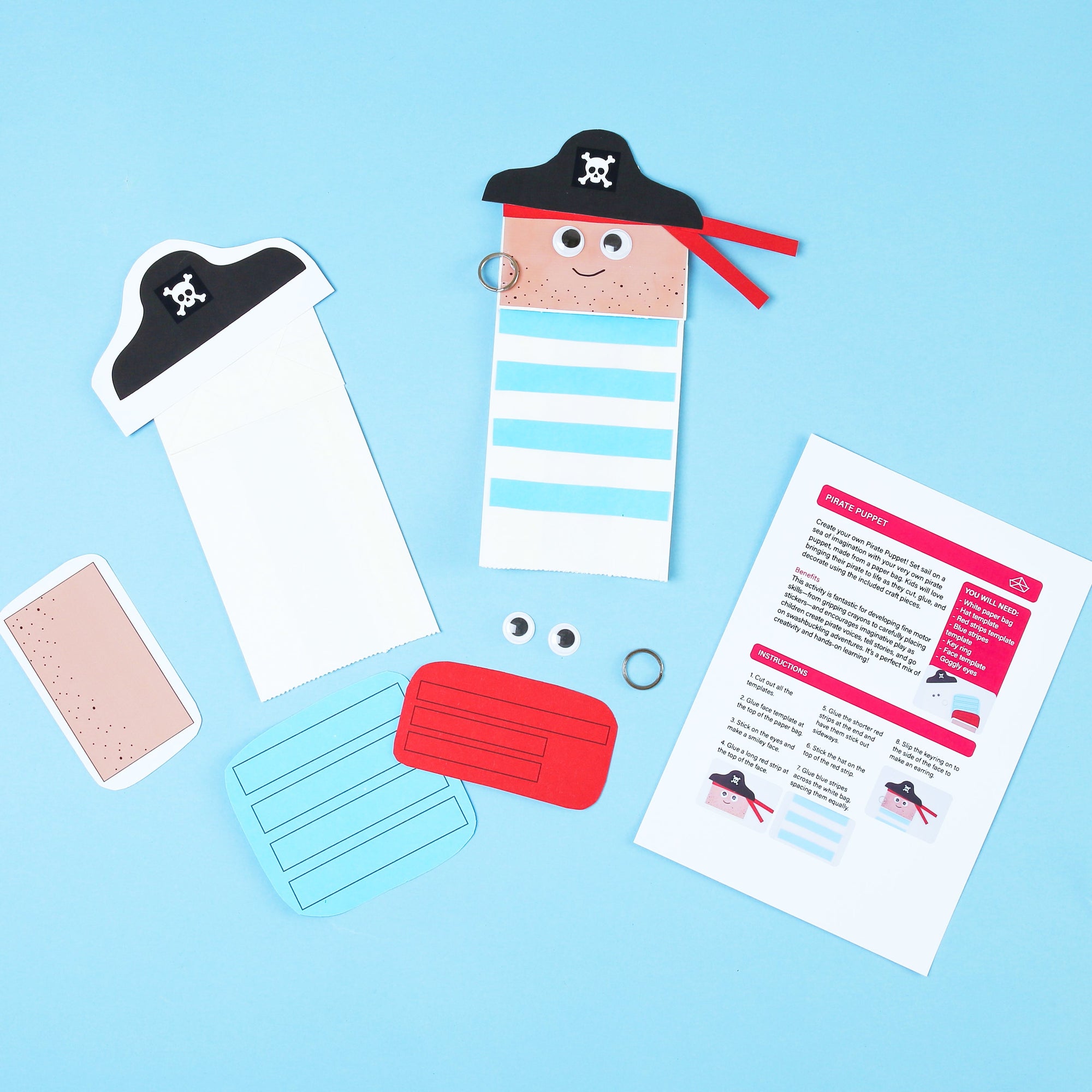 Pirate Activity Kit – Creative Adventure Craft Box for Kids