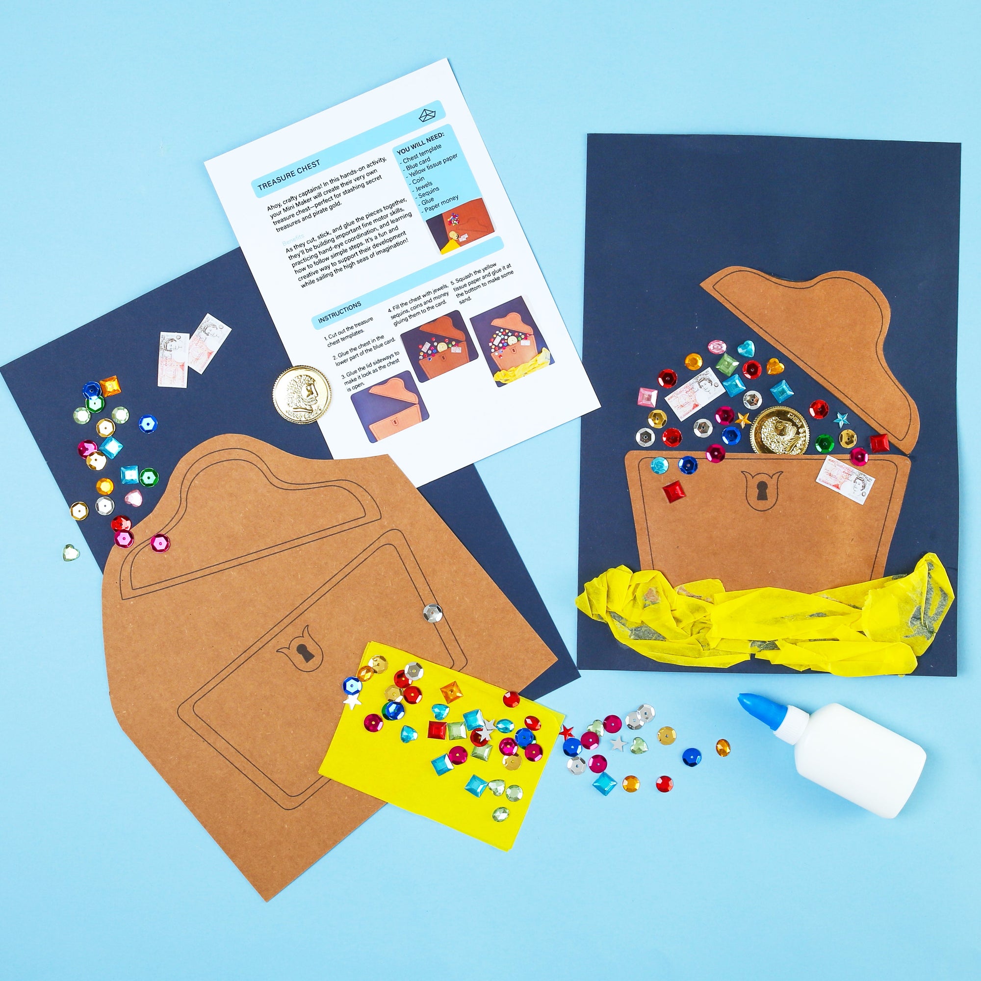 Pirate Activity Kit – Creative Adventure Craft Box for Kids