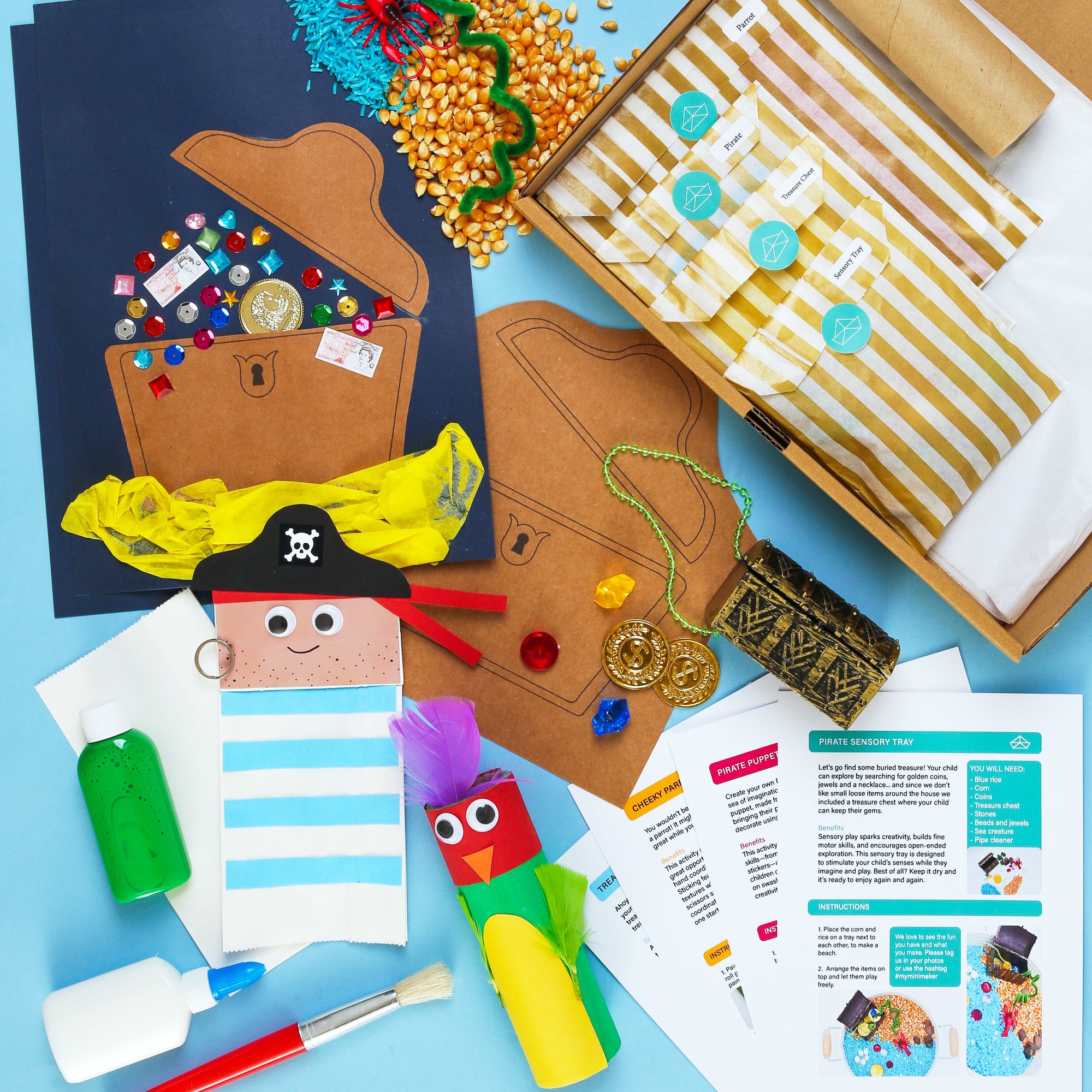 Pirate Activity Kit – Creative Adventure Craft Box for Kids
